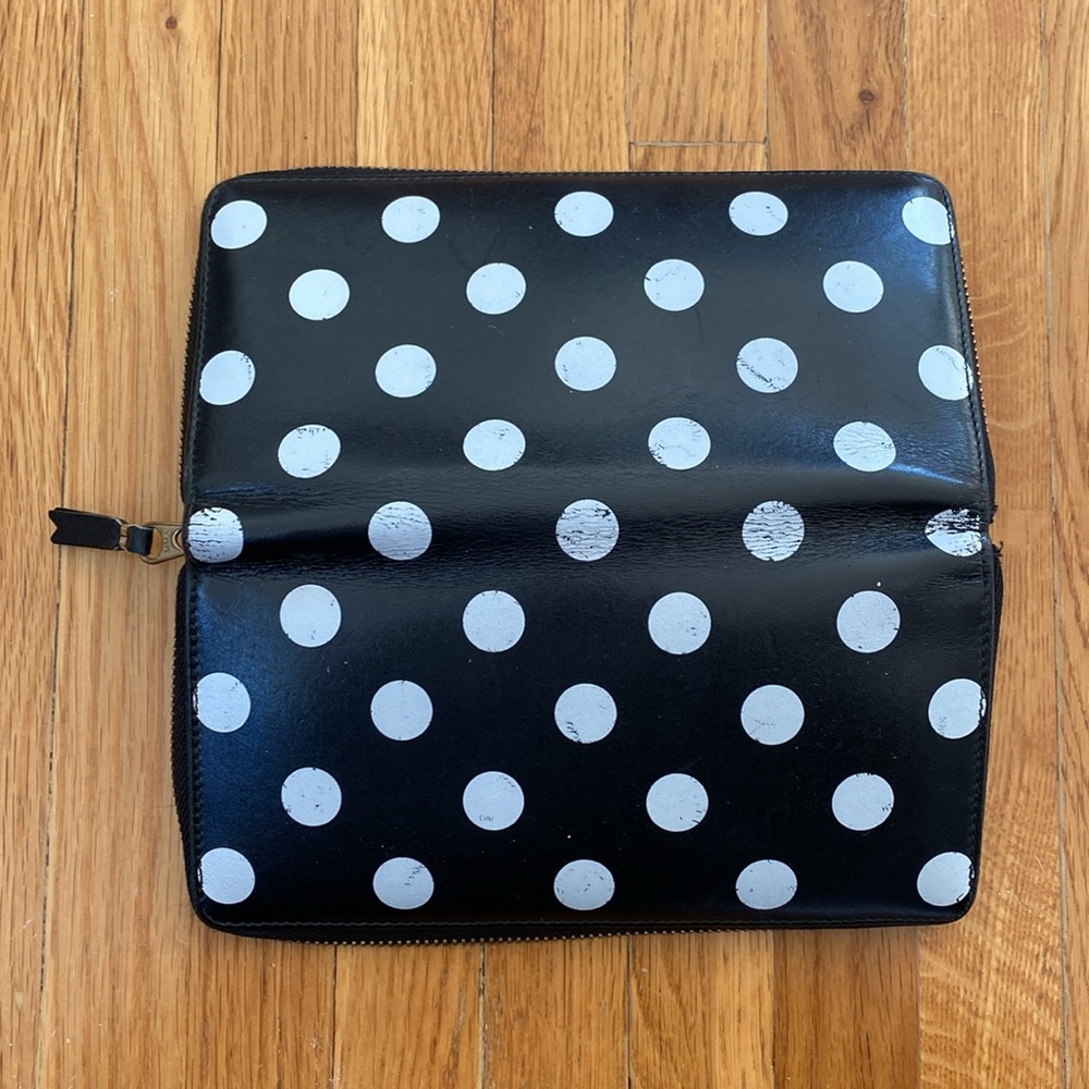 Comme des Garcons Polka Dots Printed Wallet - Picture 7 of 7